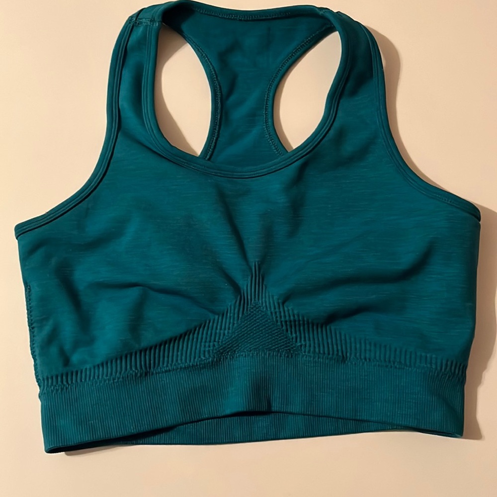 Alphalete aero bra, teal, size xs
